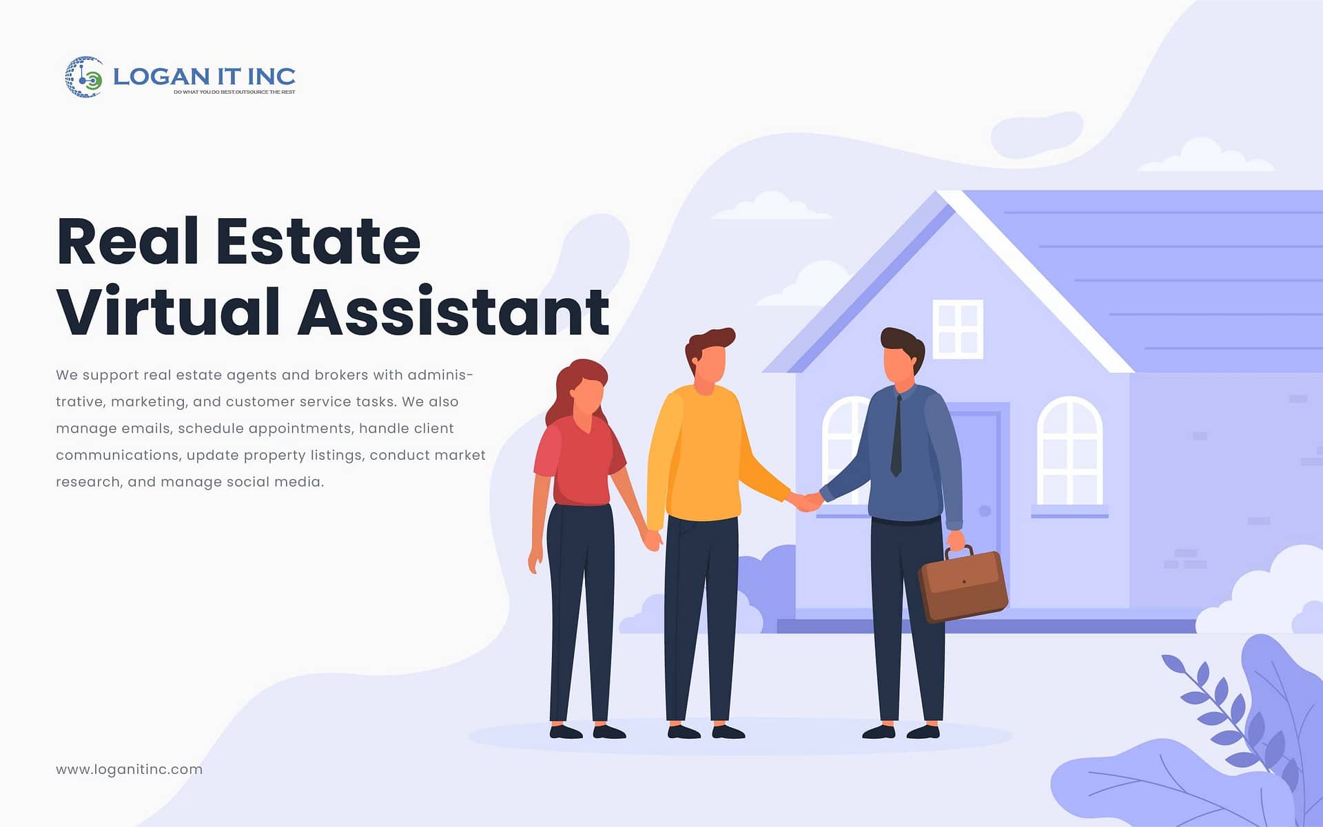 Real estate virtual assistant | Hire real estate virtual assistant | Logan IT Inc